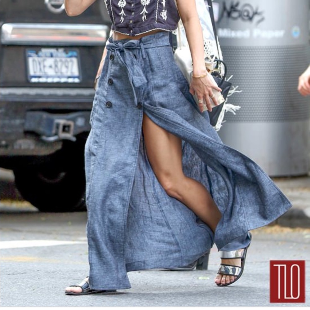 Marissa Webb denim maxi skirt